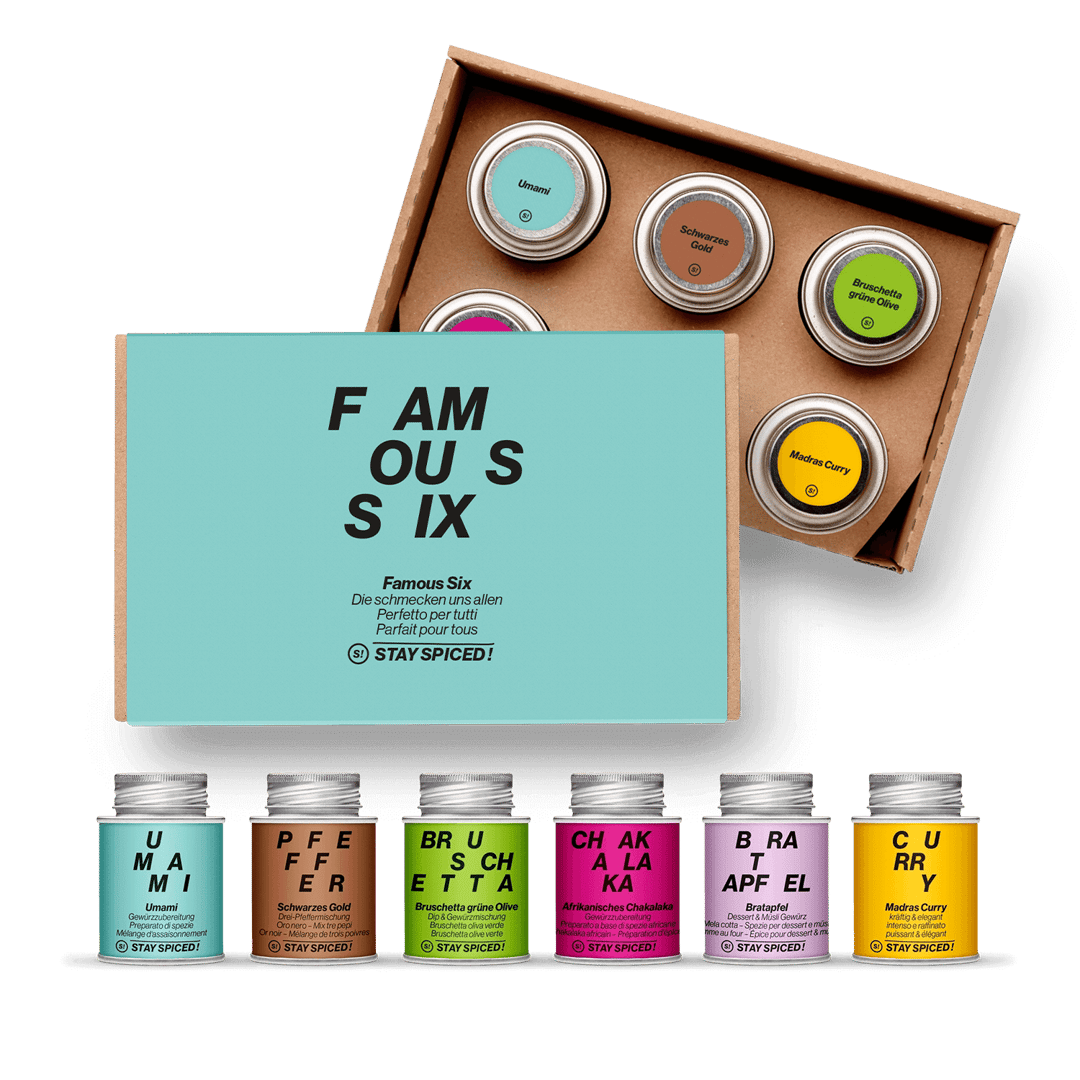 Produkt FAMOUS SIX Gewürze Set 