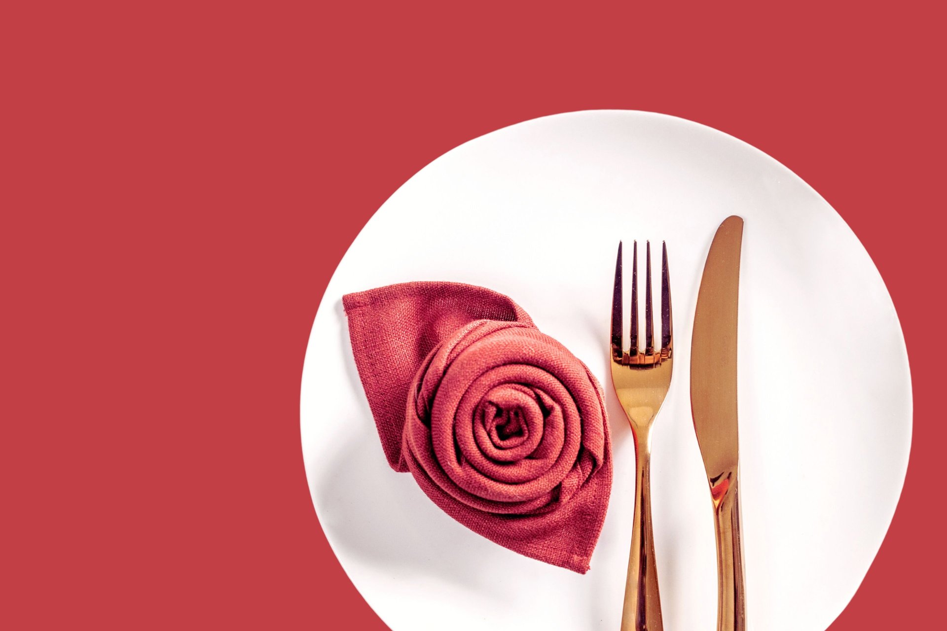 Menüs zum Valentinstag