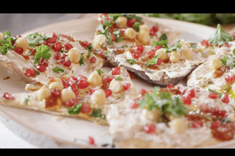 Festlicher Flammkuchen - klassisch und orientalisch