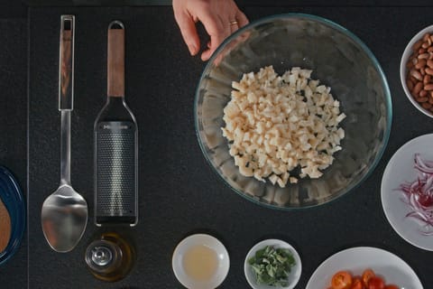 Insalata di trippa e fagioli (Kutteln-Bohnen-Salat)