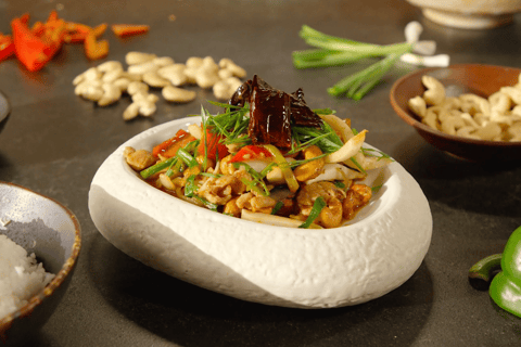 Huhn-Cashewnuss Stir Fry