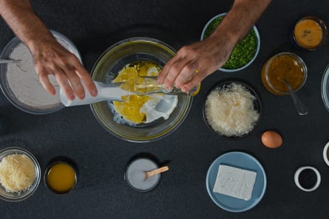 Tiropitakia Kourou (Käse-Teigtaschen)