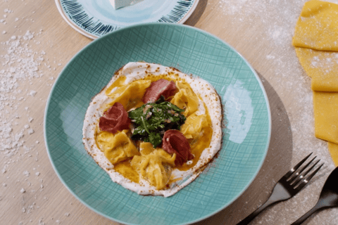 Ziegenkäse-Manti