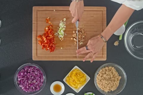 Quinoa Pineapple Rainbow Bowl