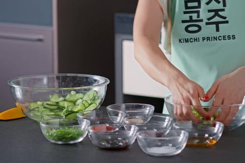 Oi Kimchi (Gurkensalat)