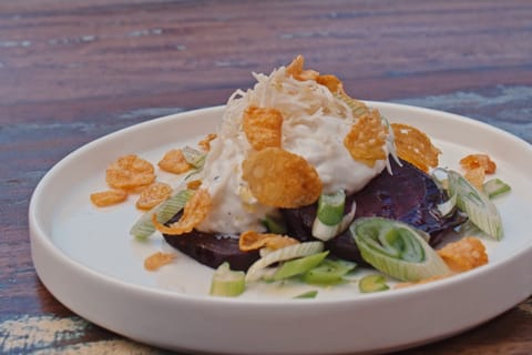 Rote Bete mit Frischkäse