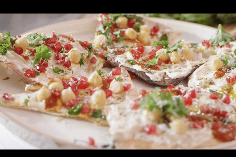 Festlicher Flammkuchen - klassisch und orientalisch