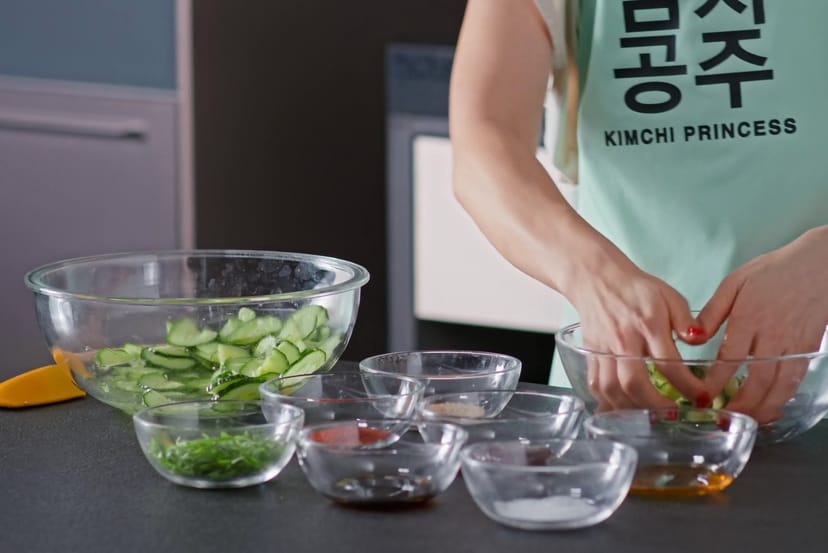 Oi Kimchi (Gurkensalat)