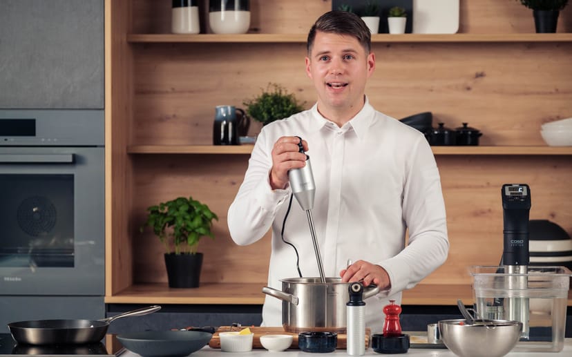 Sous-vide-Garen mit Sternekoch Cornelius Speinle